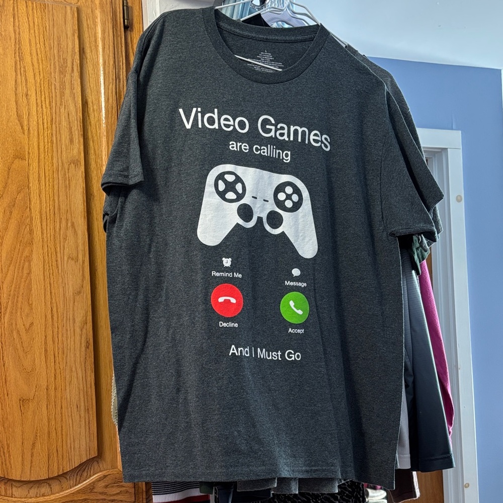 Video Game Themed Tee - Black